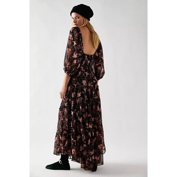 Free people -You're A Jewel Printed Maxi Dress size small - Picture 2 of 6